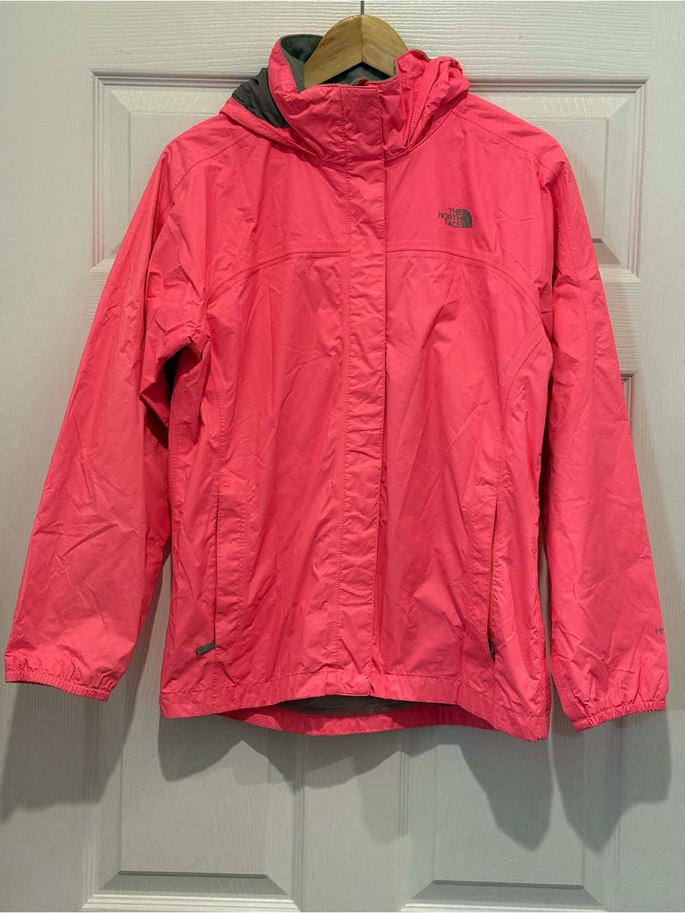 The North Face HyVent Waterproof Rain Jacket Pink - Girl’s XL (18) / Women’s XS